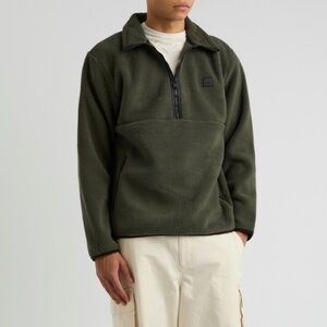 Rains Yermo Half-zip Fleece Jacket Green